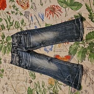 Boys Jeans that have glowing threads